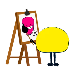 Monstruo pintando