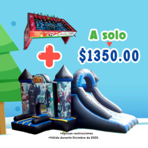 Inflable + futbolito 