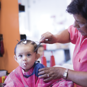 Corte para dama + corte de niña