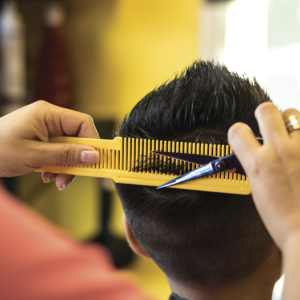 Corte para caballero + corte para niño