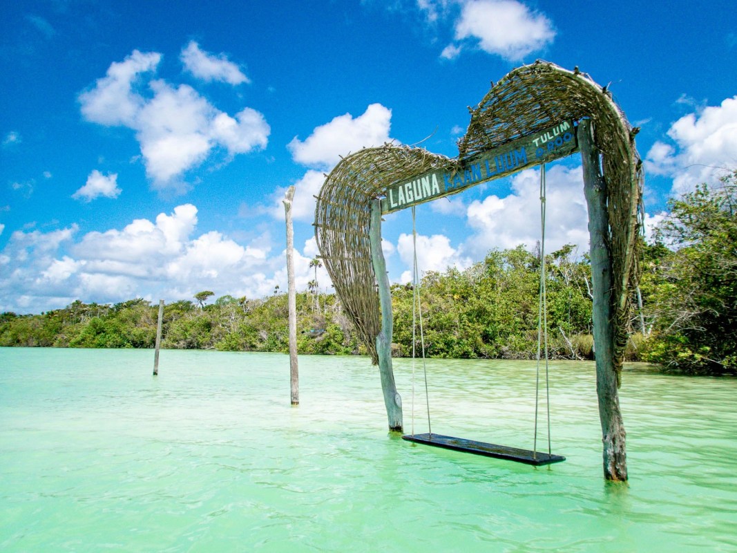 Tomarte foto en los columpios