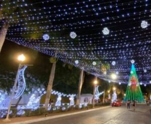 Imagen de Mérida inicia la Navidad con el encendido del árbol