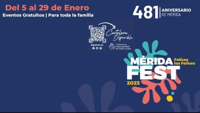 imagen de Inicia el año con toda tu familia en el Mérida Fest 2023