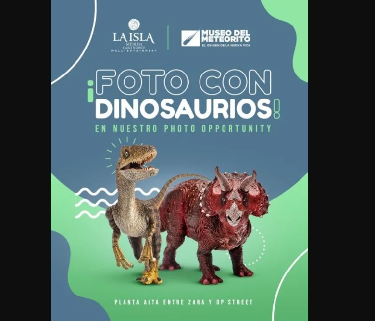 Dinosaurios de visita en La Isla Mérida ⋆ KIDSin 2023