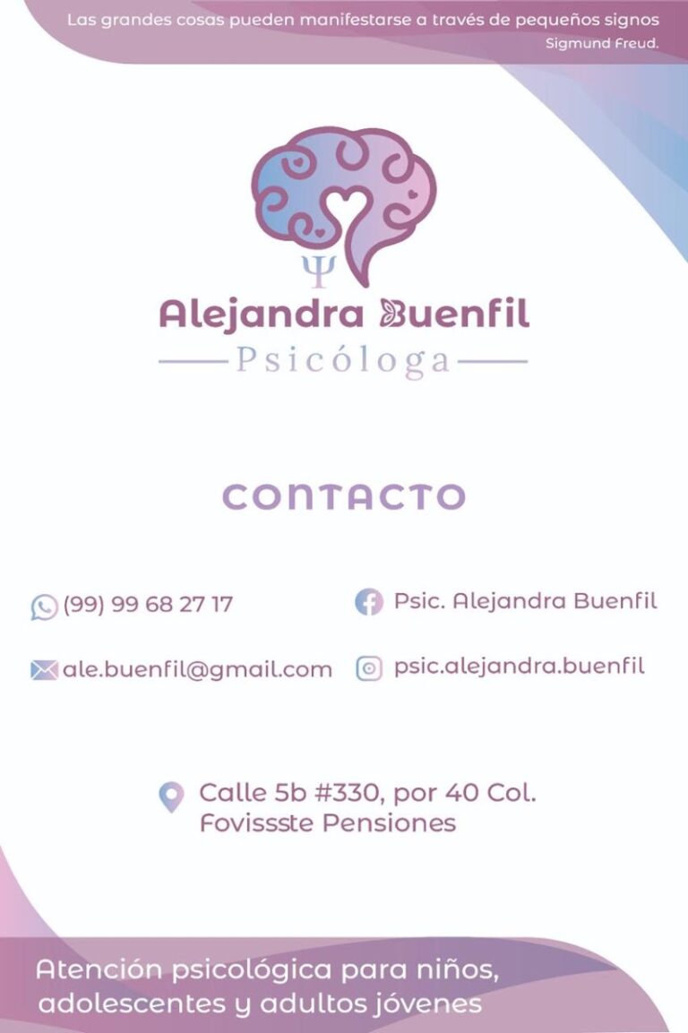 Foto de Psic. Alejandra Buenfil