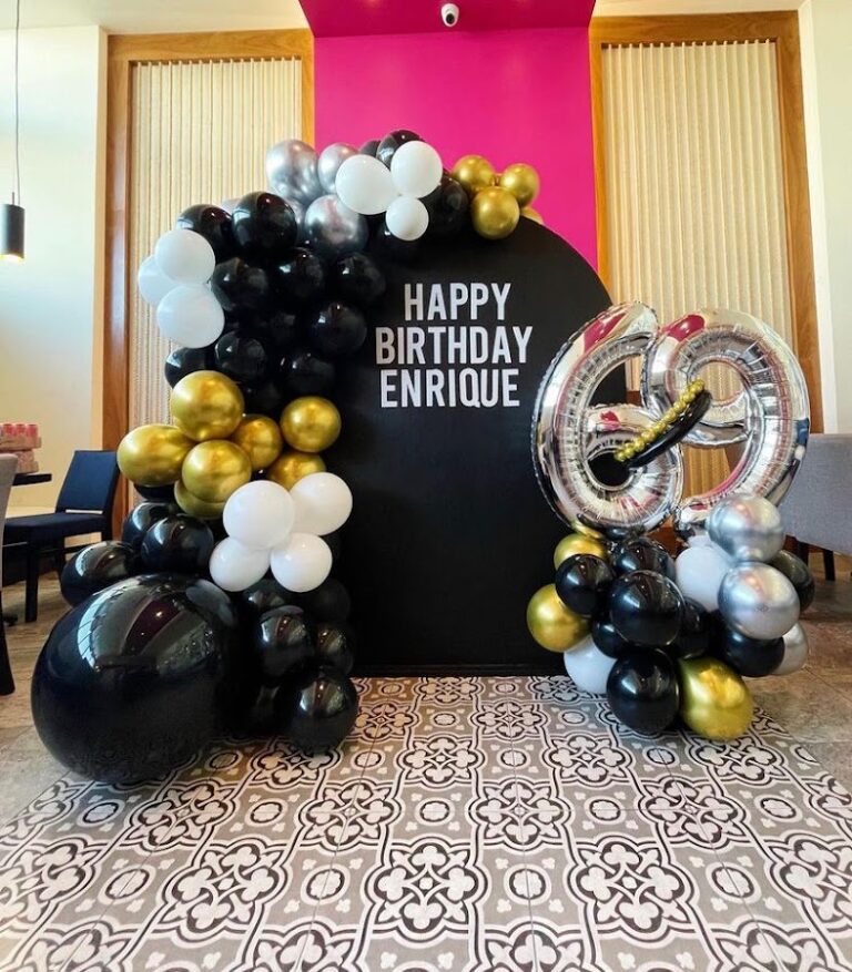 Globos para fiesta de Balloon Boutique Cancún en Cancún