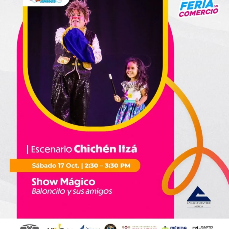 Payaso Baloncito en una fiesta infantil en Mérida