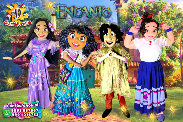 Personajes para fiestas de Divertieventos en Mérida